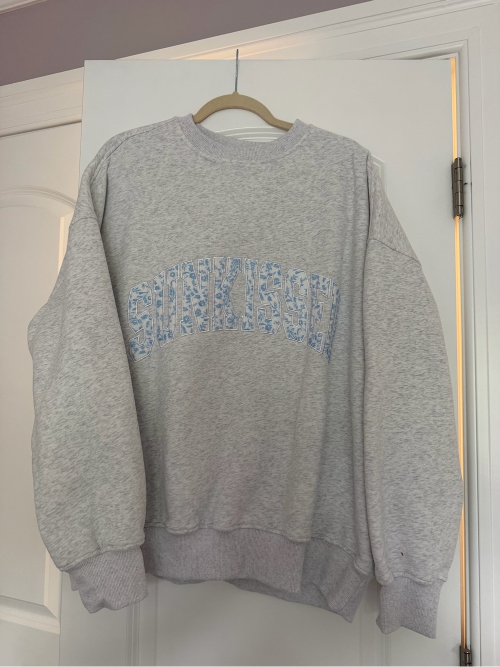 Sunkissed Coconut Crewneck - sunkissed embroidered